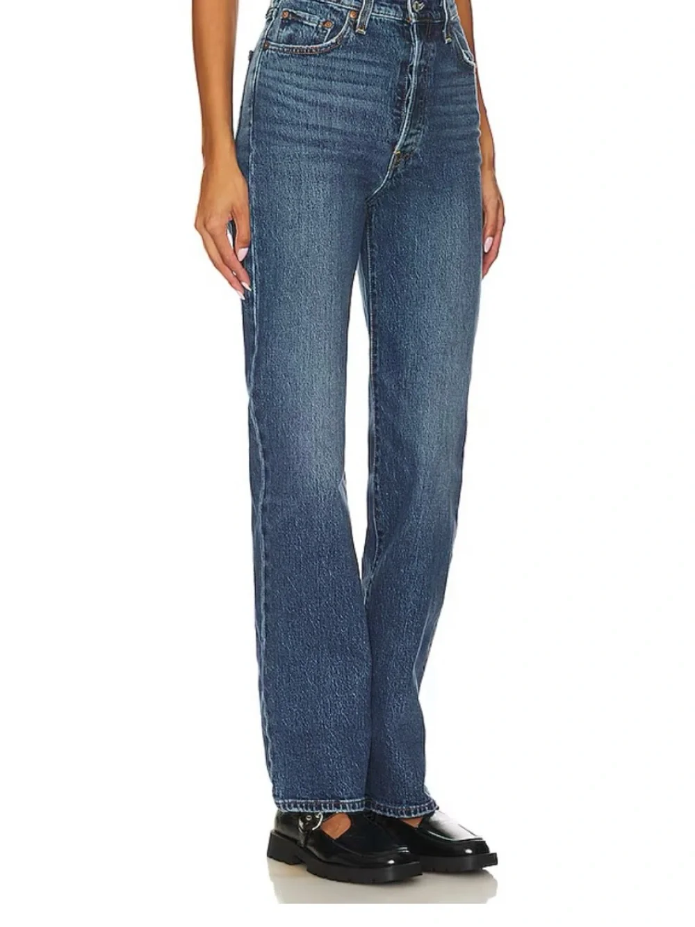 Ribcage Full Length Jeans in Valley View - Picture 2 of 8